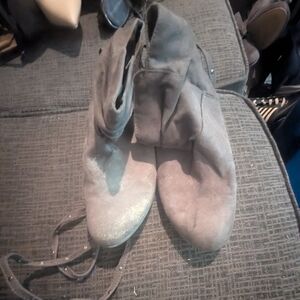 Bongo Grey Women's Boots Size 9